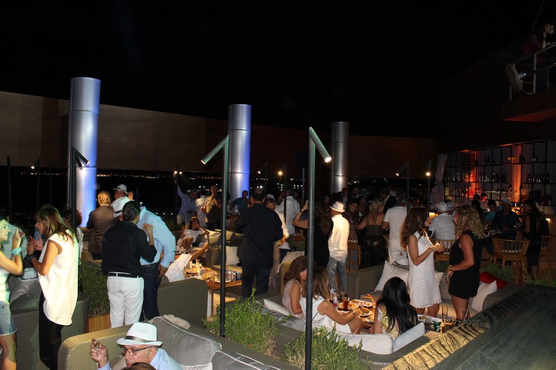 SkyLounge rooftop on Saturday Night